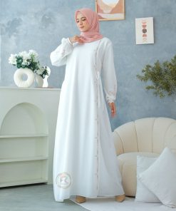Gamis Putih Elegan Ivanna Exclusive