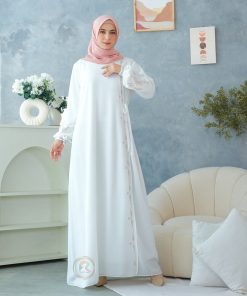 Alternative view of Gamis Putih Elegan Ivanna Exclusive