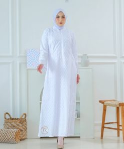 Alternative view of Gamis Putih Cantik Untuk Umroh Dan Haji