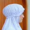 Gamis Putih Umroh Haji Set Bergo Dan Sarung Tangan 15 Gamis Salima Set Bergo 7
