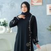44. Gamis Overslaag Hitam 12