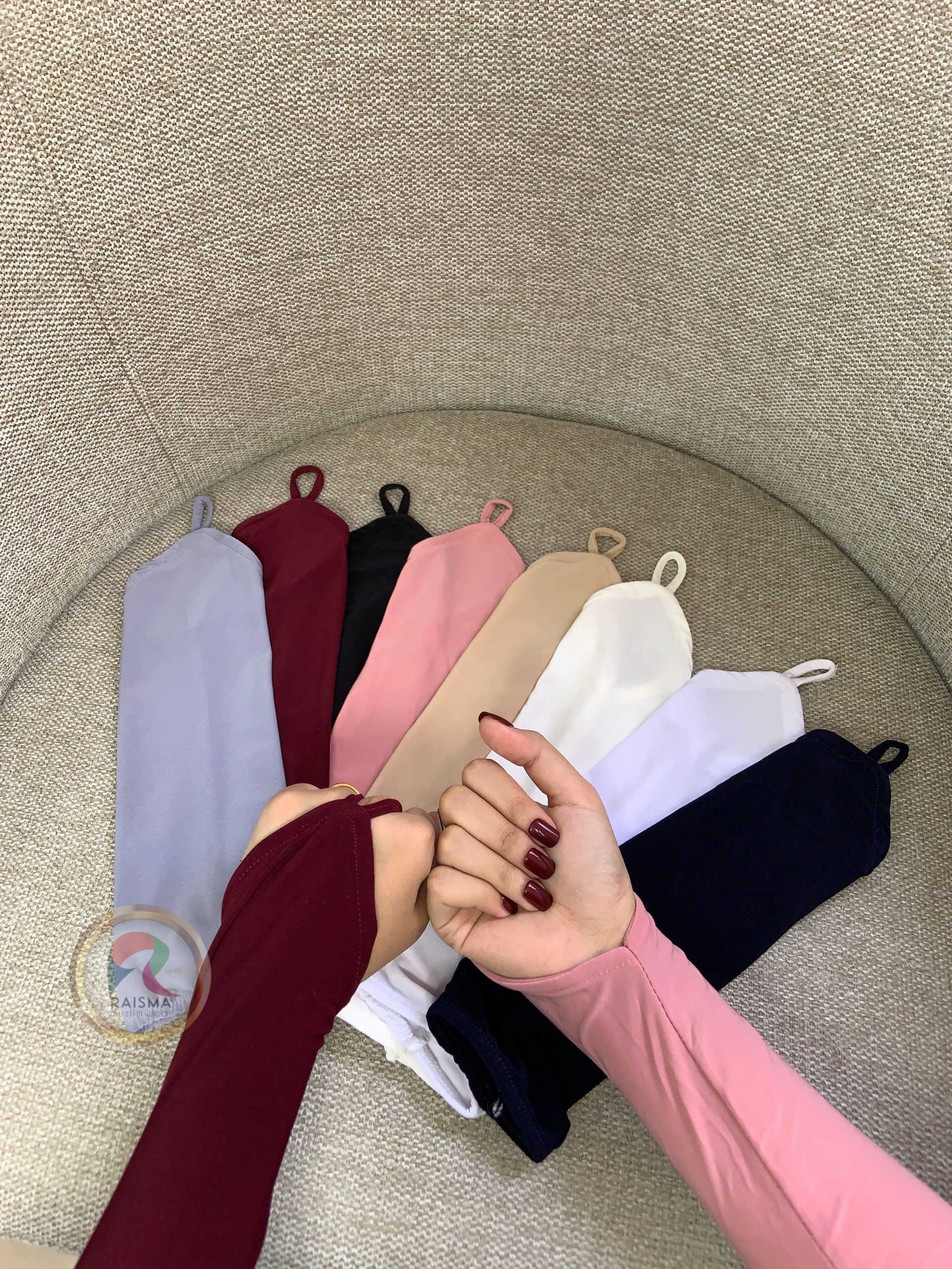 Handsock Tangan Muslimah Bahan Spandek Rayon 1 Handsock Tangan Muslimah Bahan Spandek Rayon
