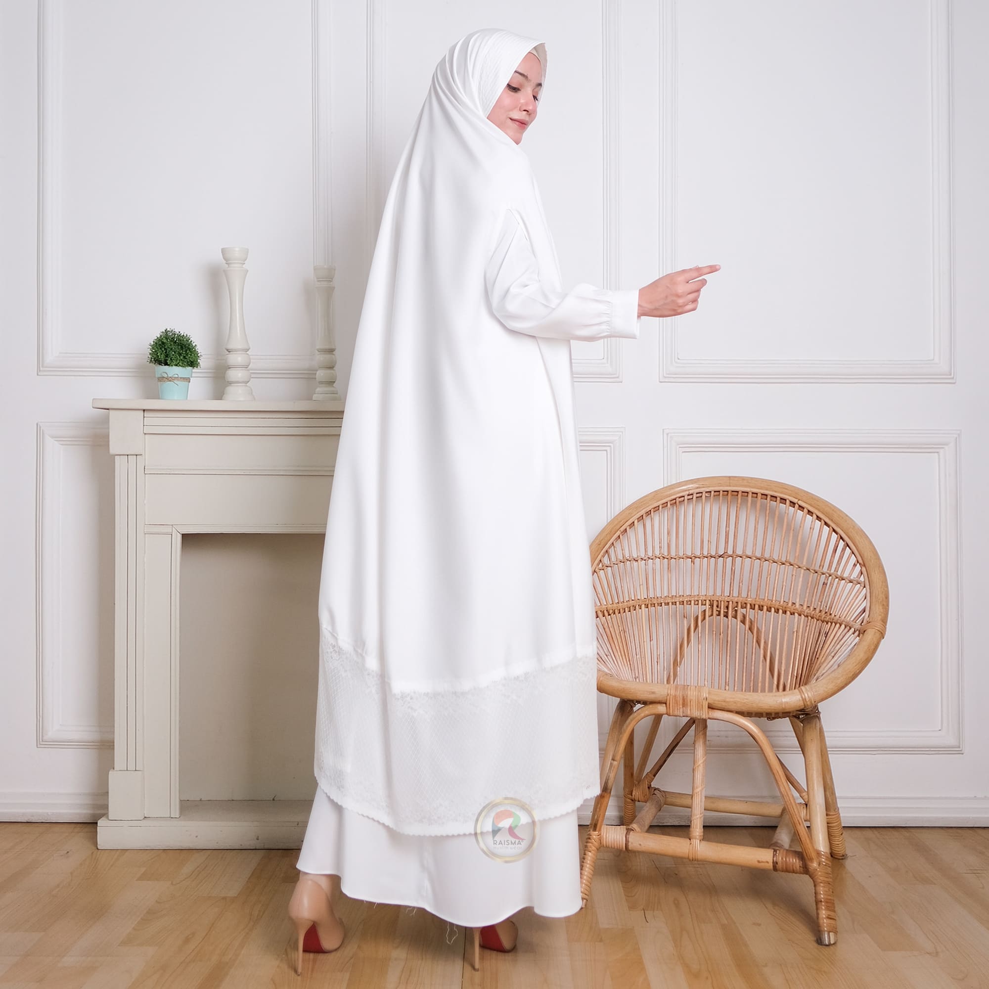 Gamis Set Khimar Instan Haji dan Umrah Khairimah 2 Gamis Set Khimar Instan Haji dan Umrah Khairimah - Image 2