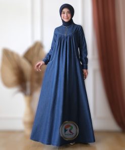 Alternative view of Gamis Jeans Denim Premium Model BabyDoll