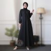 Gamis Klok Hitam Blur 02