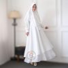 Gamis Syari Ceruti BW BLUR 02